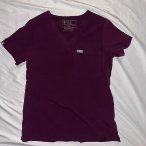 Figs purple jam Scrub Top